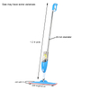 Metis 8202 Household Cleaning Tool Floor Spray Hand Free Flat Mop Instant Atomization and Dry Spray Mop 360 Microfiber Spray Mop