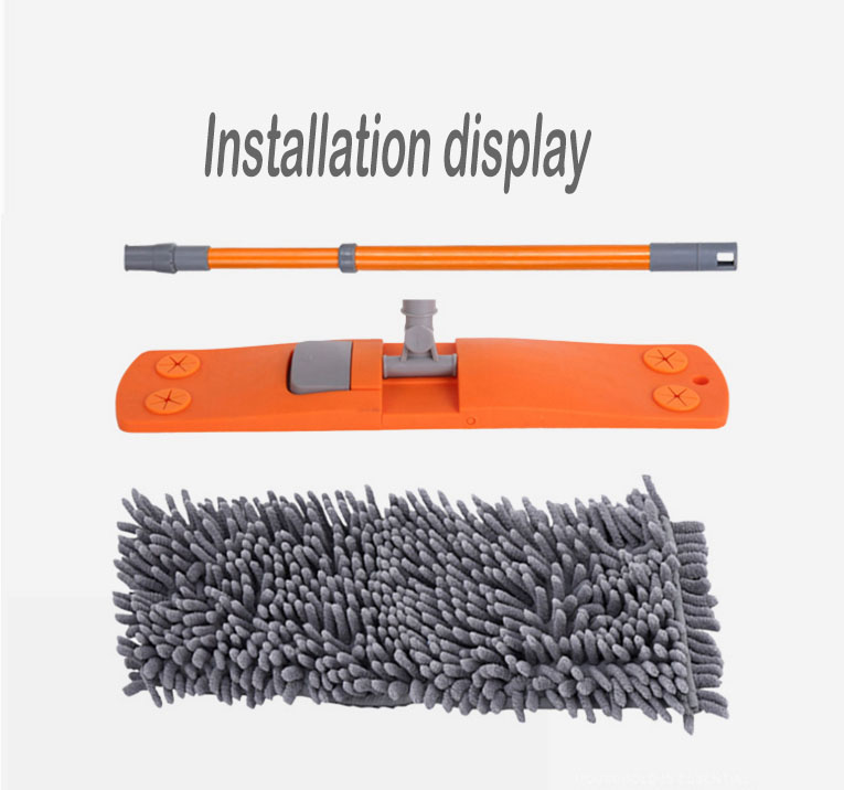 High Quality Chenille Flat Mop for Washing Floor Flat Windows Cleaning Tools C4001-2