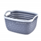 2020 new design high-quality woven plastic storage basket with enlarged design handle