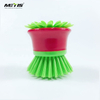 Eco friendly colorful kitchen plastic PP vegetable hand brush flower dish brush B3002