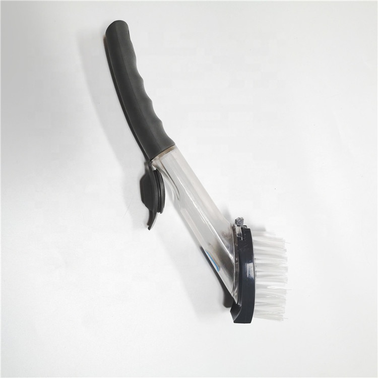 Manufacturer wholesale price high quality dishwashing brush with container use for home C3001