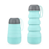 Amazon BPA Free High Quality Expandable Folding Collapsible Travel Sports Drinking Silicone Foldable Water Bottle