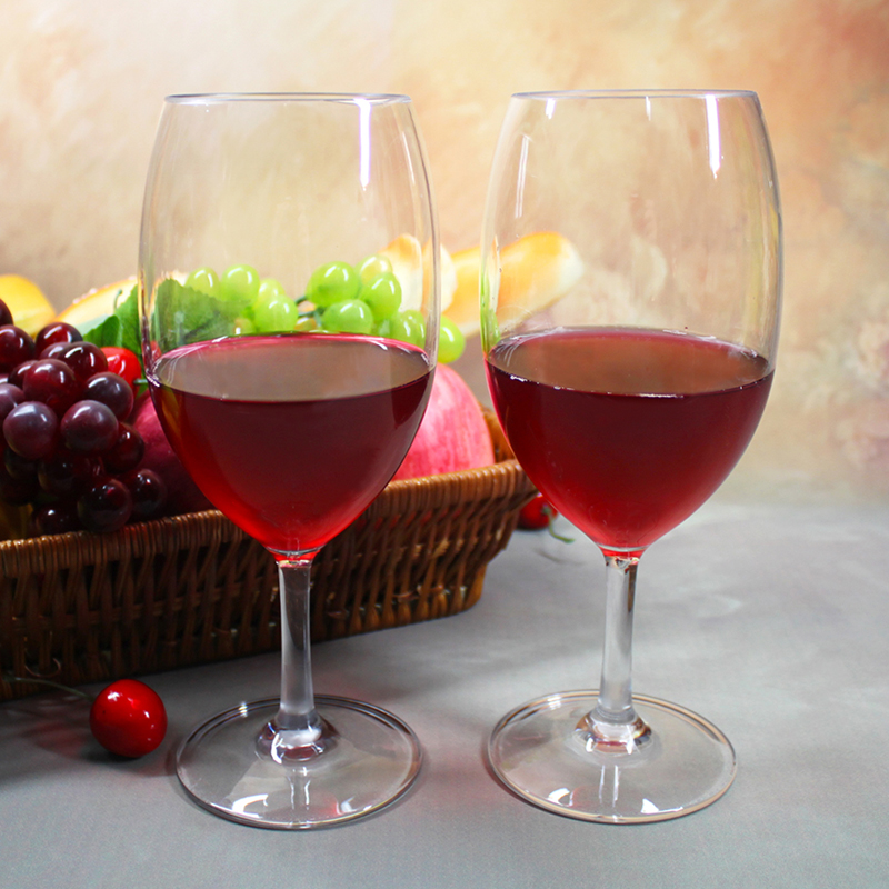 Unbreakable Red Wine Glasses Dishwasher Safe C1003 Plastic Wine Cup Goblet Glass