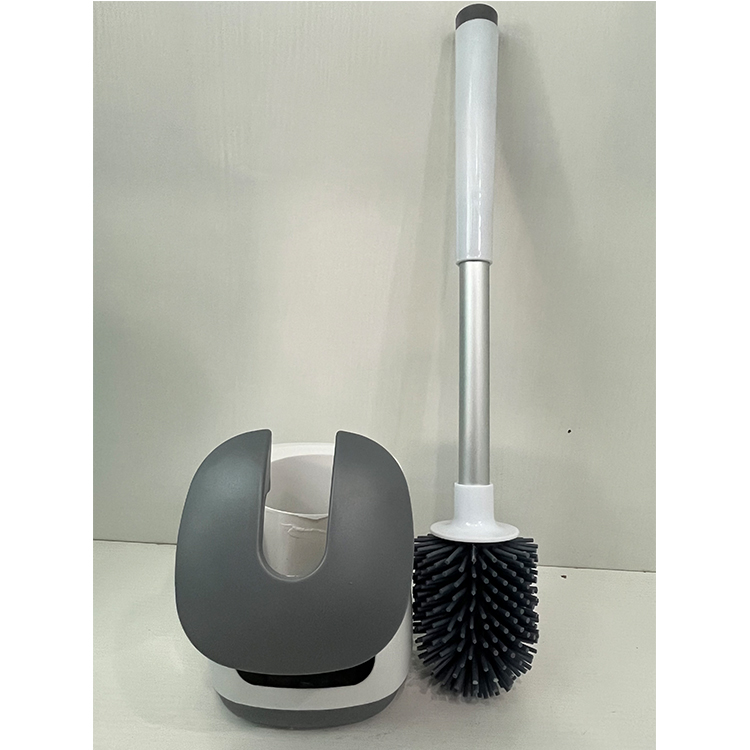 New soft Bathroom clean home tool Toilet brush durable TPR Cleaning Silicone Toilet Brush with holder M3001