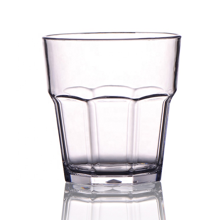 Dishwasher safe Unbreakable Plastic Wine Glasses Tritan Beer Glass C1007-1