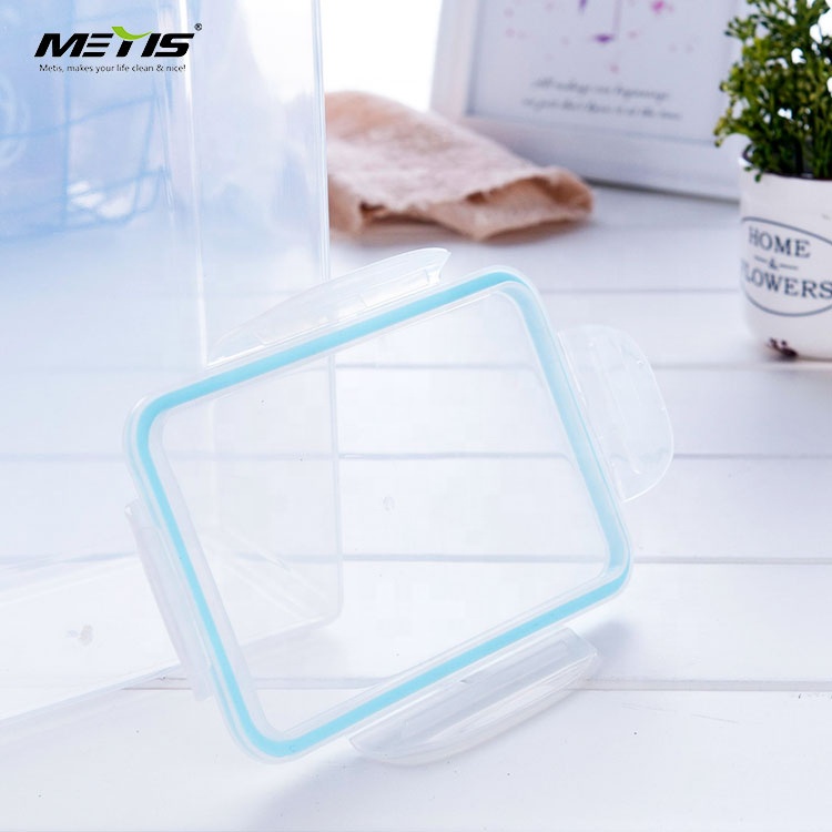 China factory wholesale kitchen use food storage rice container transparent box