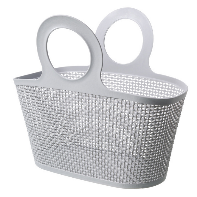 Portable Storage Bathroom Kitchen Hollow Plastic Color Fashionable Portable Storage Basket