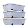 Stackable durable big capacity plastic underbed storage box 