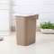 Wholesale New Design Household plastic square pressing type trash can with Trash bag container