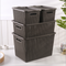 Durable Storage Organization Woven Plastic Wicker Basket