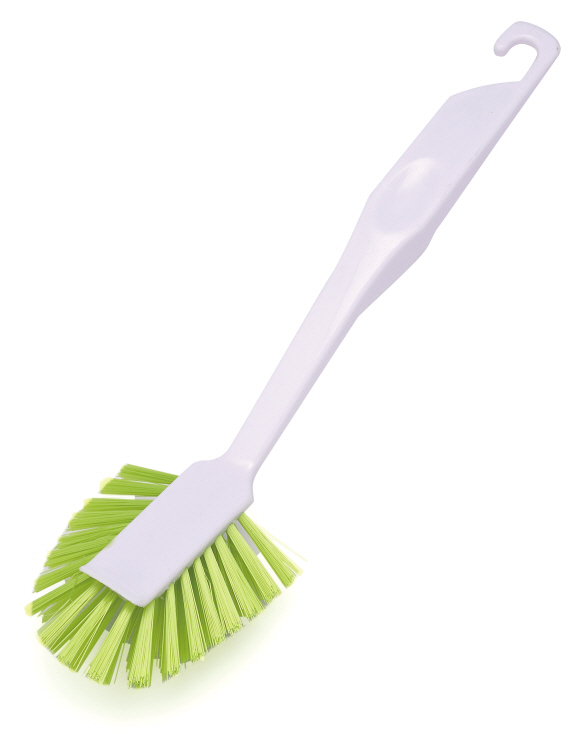 Professional plastic dish brush kitchen scrub PET brush for dish pan pot cleaning dish brush 9074