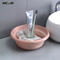 Foldable washbowl collapsible plastic wash basin plastic folding wash basin