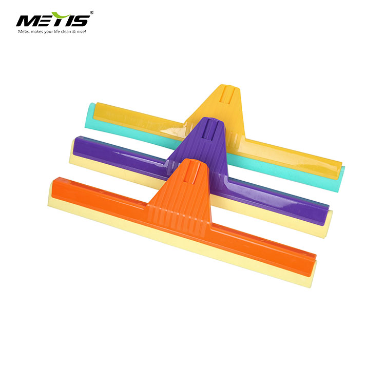 Metis New Product Colorful Plastic Broom Door Floor Squeegee Rubber Blade All Household Factory 535-TCB