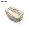 Environmentally friendly tableware A6093 wheat straw material beton lunch box with spoon and fork
