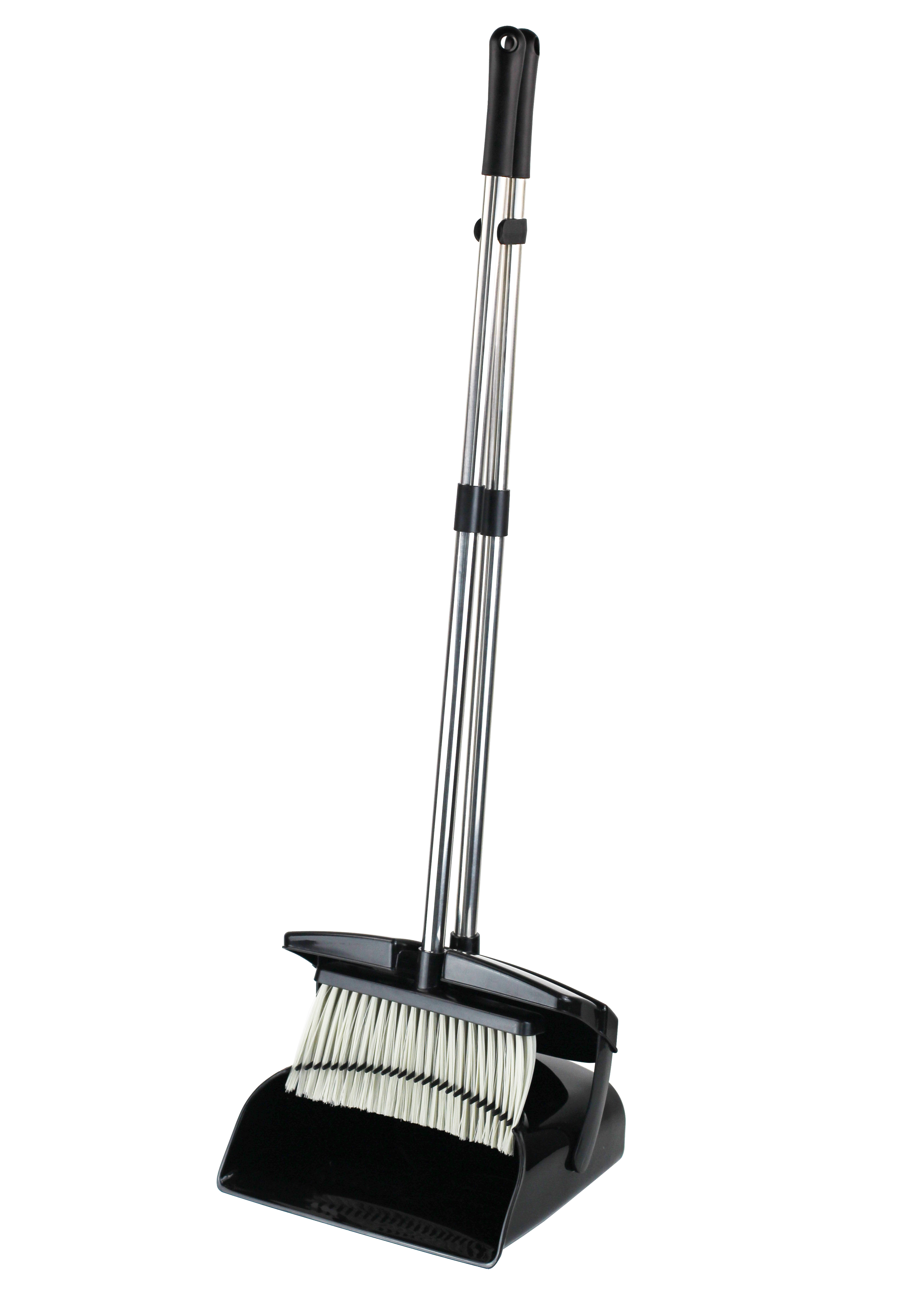 METIS 2019 new design windproof household long handle plastic wholesale broom with dustpan sets SS002-1-5
