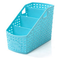 Wholesale price trapezoid three plastic storage box use for office/school desktop