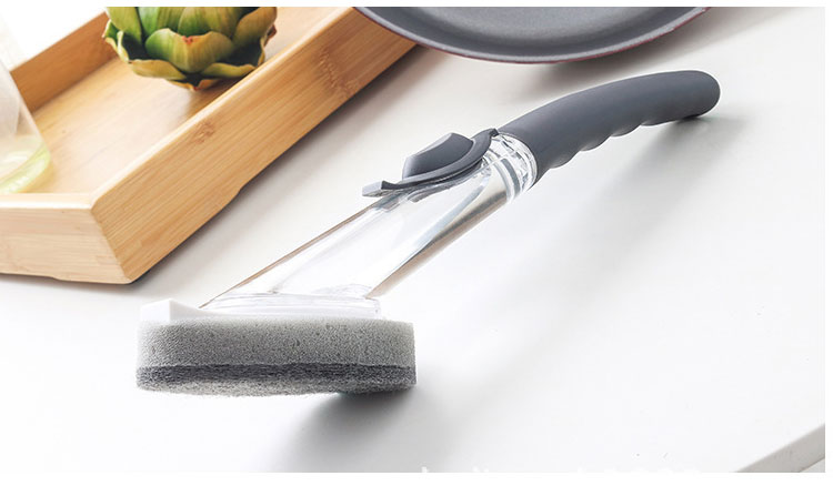 METIS deep clean liquid soap Dispensing Kitchen Dish Brushes kitchen sink scrubber kitchen soap dispensing dish brush T001