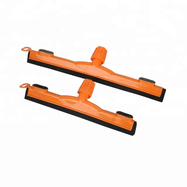 Good Quality Plastic Floor Wiper Squeegee With Cloth Container For Living Room Cleaning 524-T2