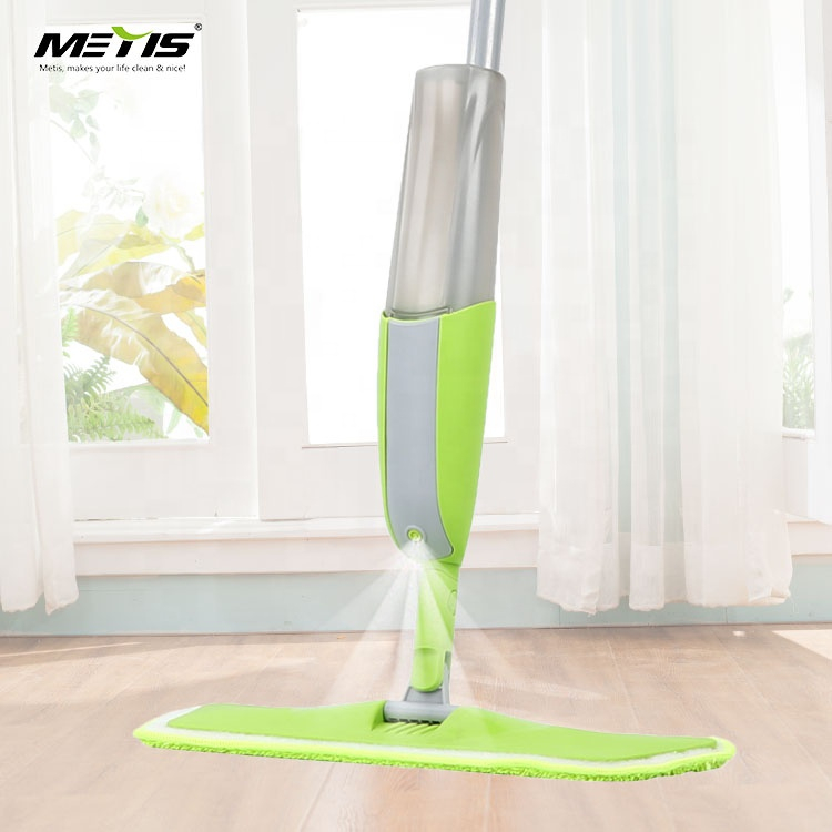 Home Easy Use Mops Aluminum Pole Microfiber Cleaning Soft Floor Foldable Spray Mop