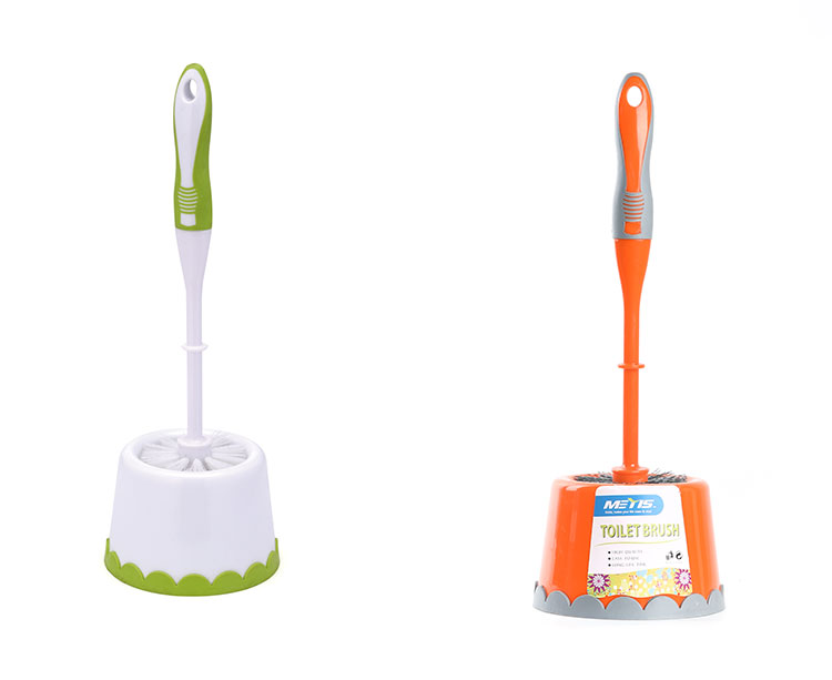 Durable Plastic Toilet Brush Set Accessories Cleaning Tool METIS 9109