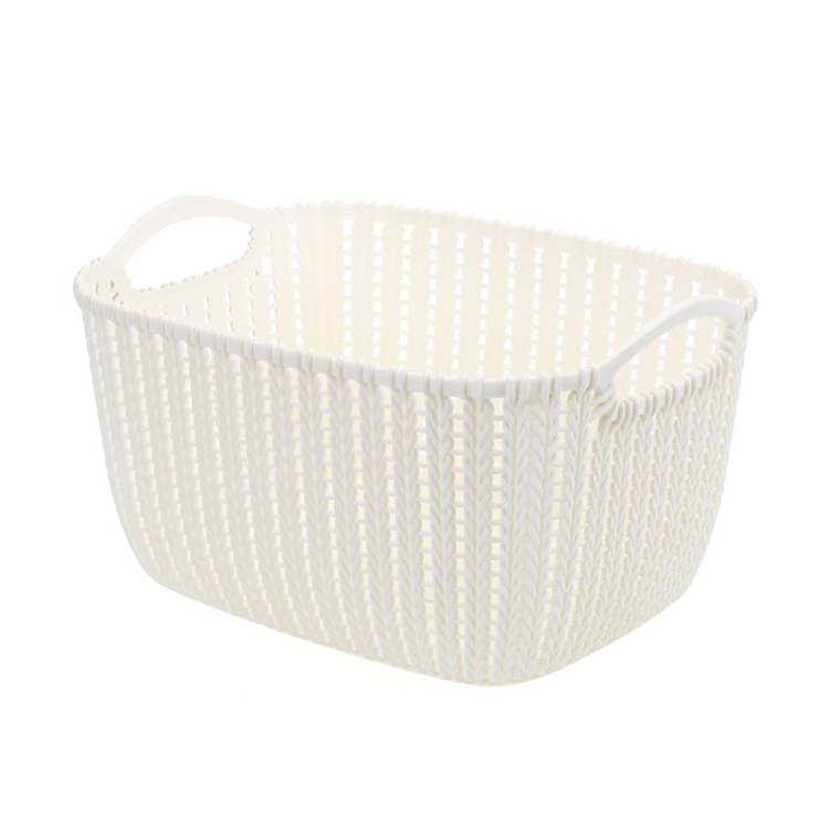 METIS Cheap foldable laundry basket household durable storage basket plastic