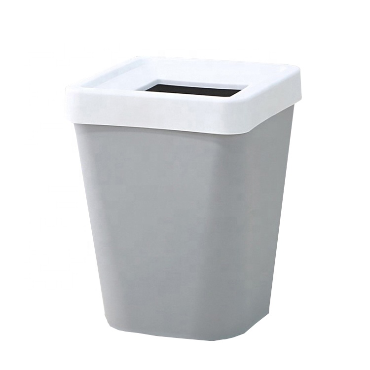 China High Quality Small Square Plastic Dustbin with Lid