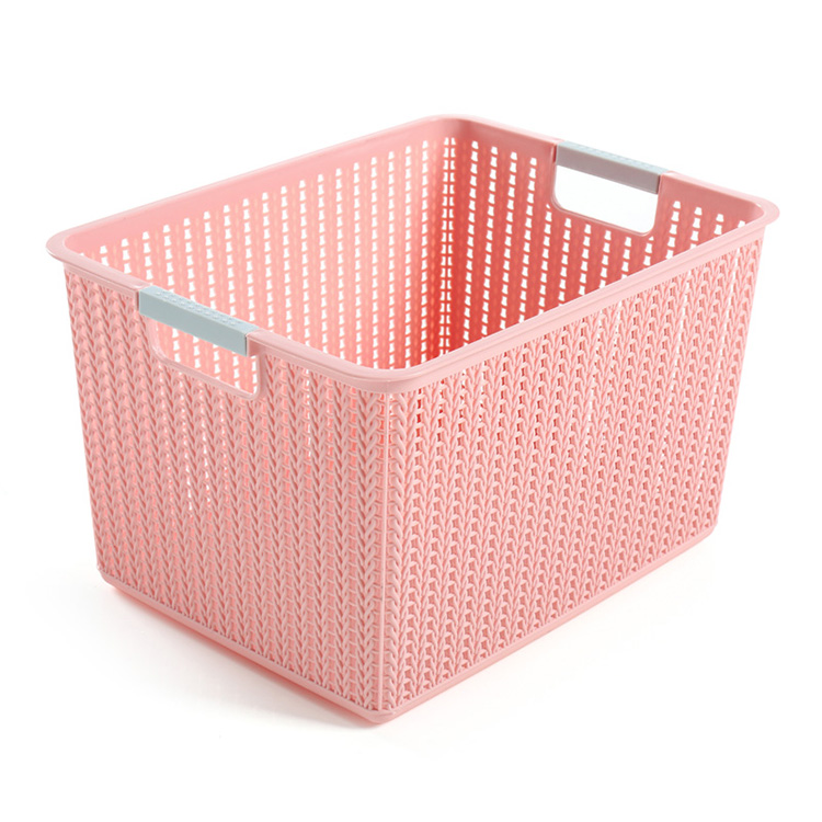 New high woven quality food plastic containers multifunctional storage basket