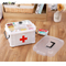Plastic medicine box home convenient portable emergency box medical box family admission kit