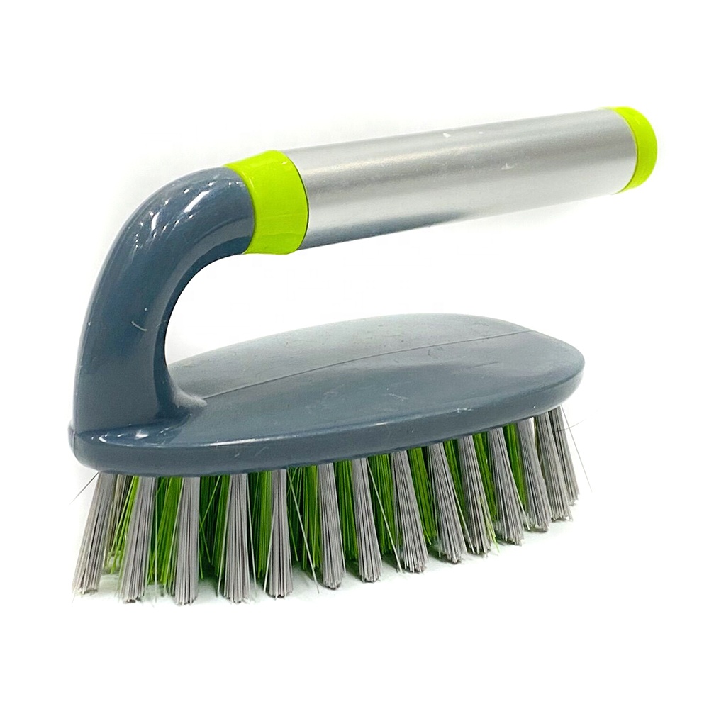 Easy hold rubber handle scrub brush clothes Cleaning Scrubbing Brush Cloth Washing Brush D2015