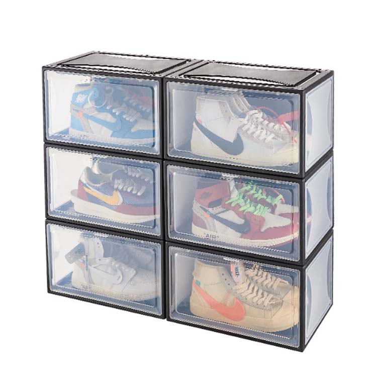 Transparent Shoe Box Plastic Dustproof Anti-Oxidation Sneakers Storage Box Metis D3001-1
