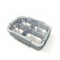 Leakproof separation 4 grids stainless steel lunch box with seal ring