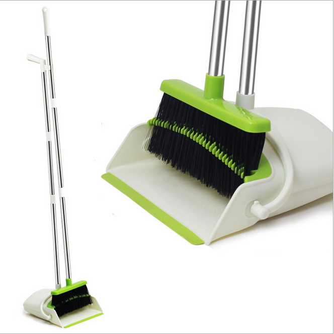 Broom/Dustpan Cleans Broom Combo with Long Handle for Home Kitchen Room Floor Use Metis SS003-1-6