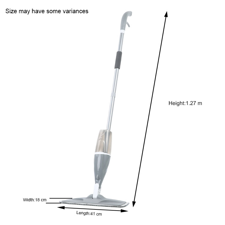 Multiuse Microfiber Mops Easy Cleaner for Window and Floor Aluminum Pole Spray Cleaning Mop