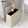 Rectangular Press Garbage Container Bin for Bathroom,Bedroom,Kitchen and Office Metis A5003
