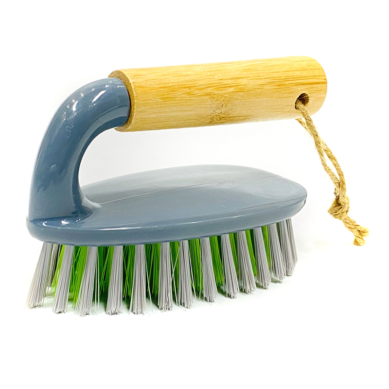 Wholesale Convenience Durable Soft Bristles Household Cloth Washing Brush with different handle material D2015