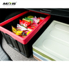 Portable folding plastic collapsible storage basket storage container box