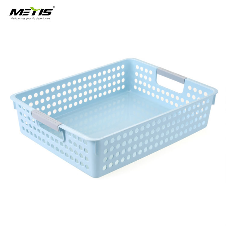 Hot sale white plastic collapsible toy organizer storage basket