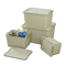 Fashionable Home Usage Plastic Storage Box With Lid,Toy Storage Box Laundry Basket,Snack Woven Storage Basket