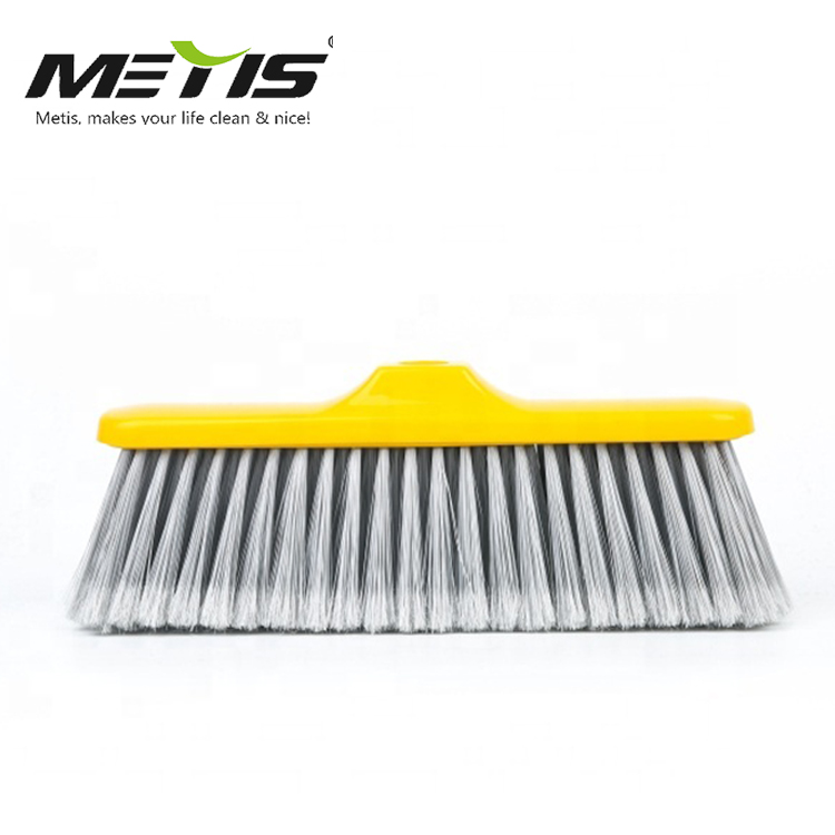  Wholesale Flexible Classical Household Cleaning Plastic Broom With High Quality Bristle Metis 8056