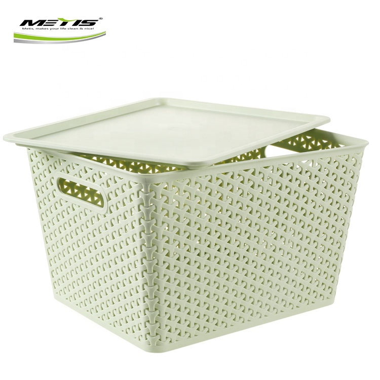 Household Children Toys Large Durable Plastic Storage Box With Handle