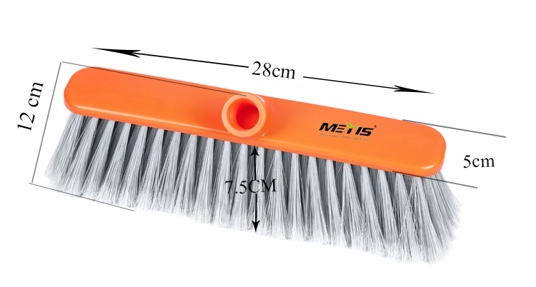  Soft plastic broom head with PET bristle Metis 9260