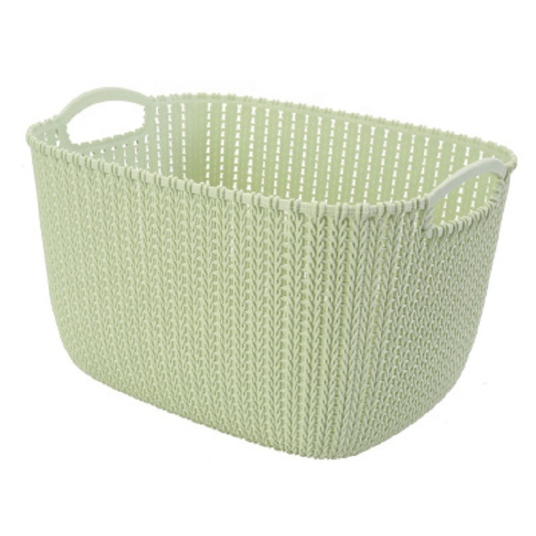 Trade Assurance High duty Plastic Storage basket with two handle