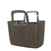 Rattan Plastic Hand Basket Bath Room Storage Baskets with Handle Household Storage Tools Large Capacity Metsi A7022