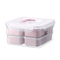 NEW STYLE multi grids plastic bento Lockable lunch box for kids