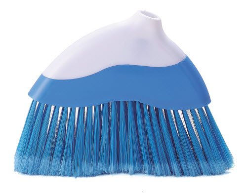 Super Broom Multi-Surface Indoor Broom Plastic Cover Broom Handles 9037