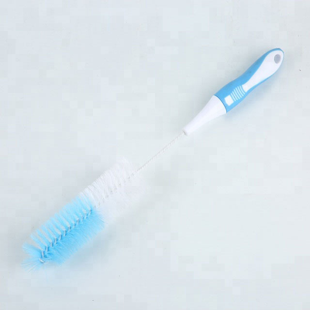 Long Handle Baby Bottle Brush Plastic Nylon Wash Cleaning Brush