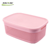 Household Plastic Storage Box with Lid Children Toy Storage Baskets Organizer Box Eco-Friendly Durable Metis A7029-3
