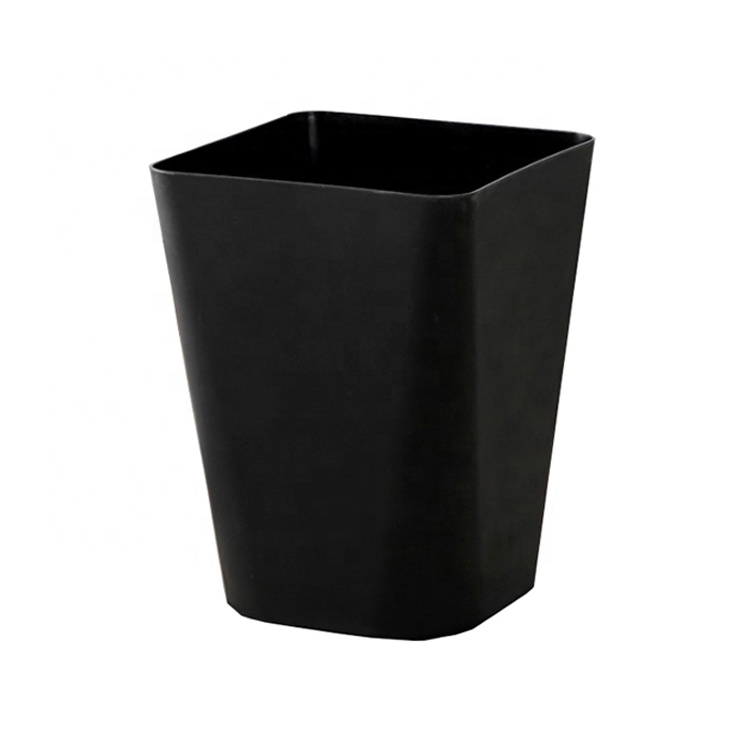 European And American Style Solid Color Simple Plastic Trash Can Use for Office