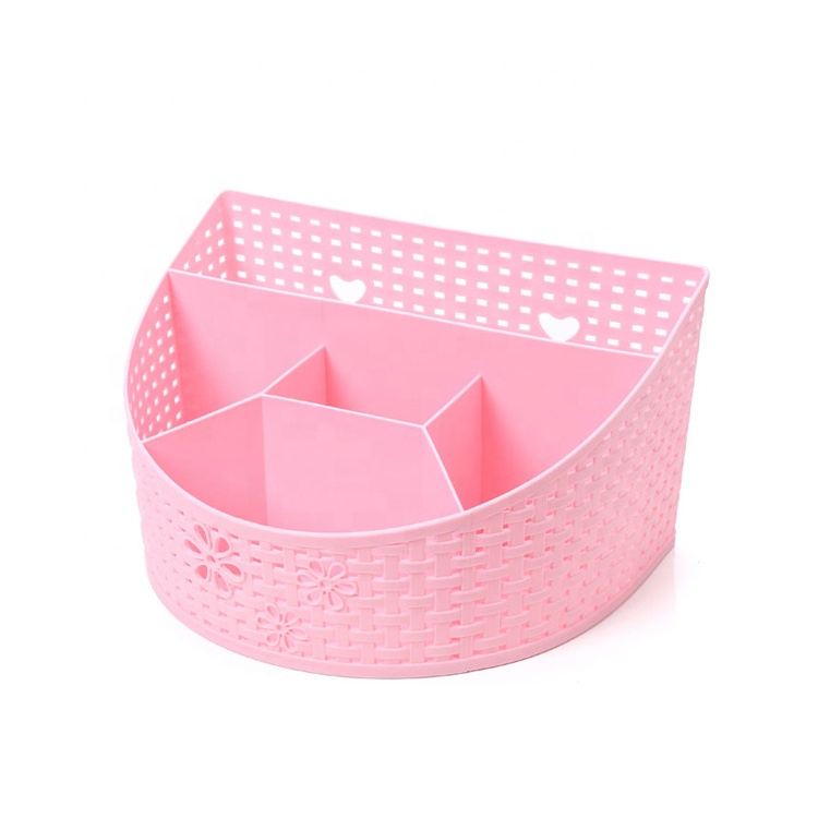 Trade assurance household convenient makeup storage cabinet plastic storage holders