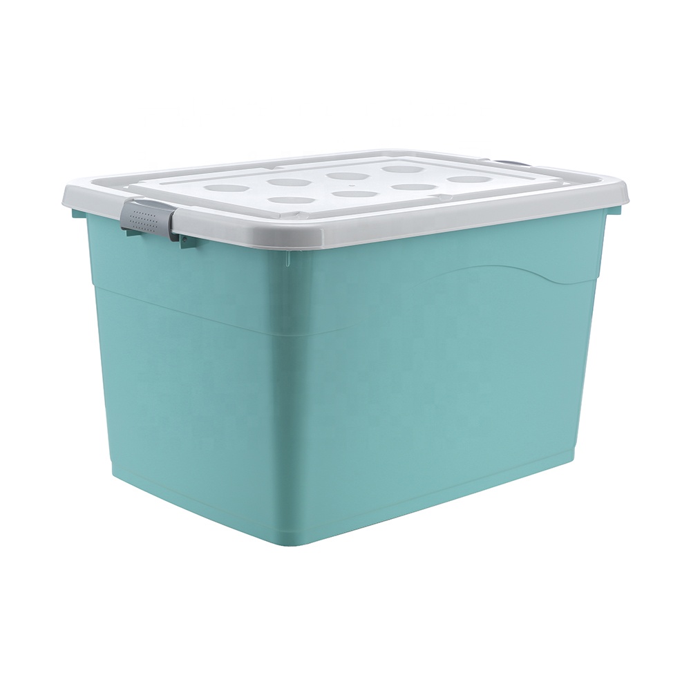 Stackable big capacity easy carry clothes fabric storage box with lid
